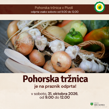Pohorska tržnica - obvestilo