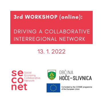 3. delavnica v okviru projekta SECONET – Social Economy Collaborative Network