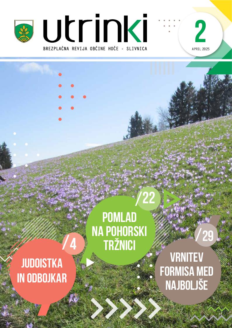 Utrinki Občine Hoče-Slivnica, april 2025